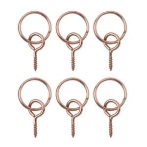 Image of BQ Copper Effect Picture Hook Pack of 6