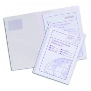 Image of Snopake Twin File Transparent Clr Pk5