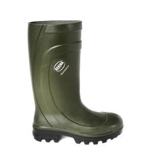 Image of Bekina Thermolite Wellington Boots Size 9 Green Ref BNZ030 917309 Up