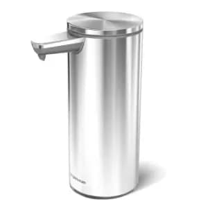 Image of simplehuman Brushed Silver Sensor Soap Pump Silver
