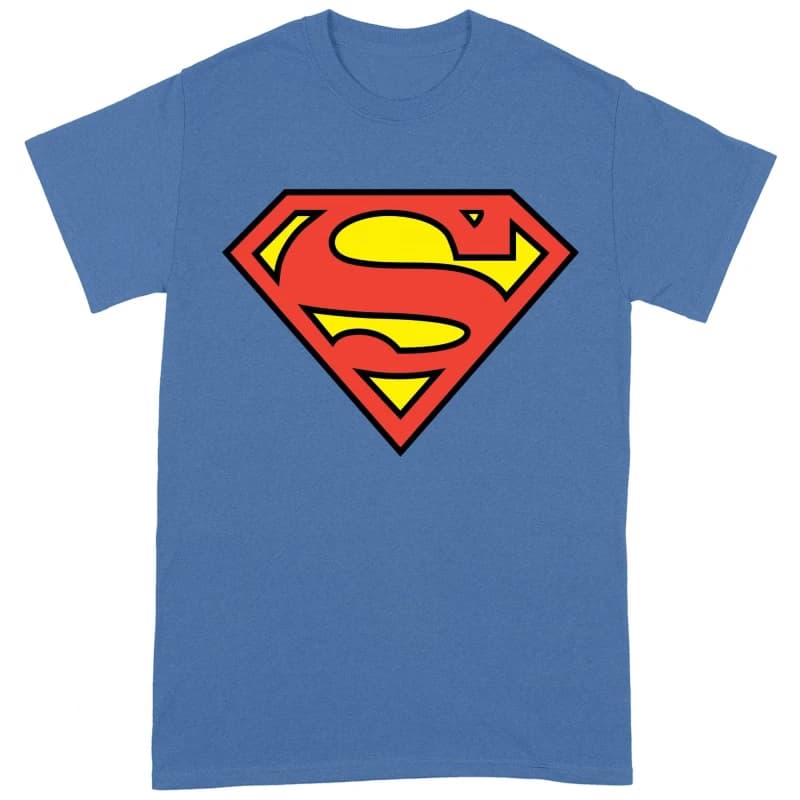 Image of Superman Logo T-Shirt Blue male