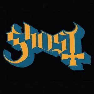 Image of Ghost - Logo Single Cork Coaster