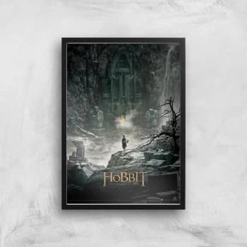 Image of The Hobbit: The Desolation Of Smaug Giclee Art Print - A4 - Black Frame