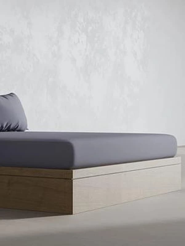 Image of Panda 100% Bamboo Bedding Fitted Sheet Urban Grey - Super King 7.87099E+11