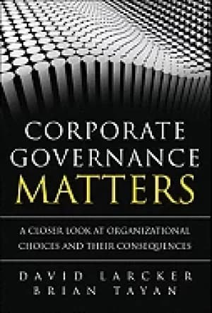 Image of corporate governance matters a closer look at organizational choices and co