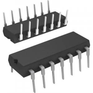 Image of Embedded microcontroller PIC16F616 IP PDIP 14 Microchip Technology 8 Bit 20 MHz IO number 11