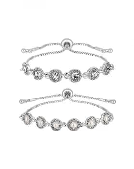 Image of Mood Crystal & Pearl Toggle Pack Of 2