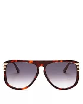Image of Chloe Womens West Flat Top Sunglasses, 62mm