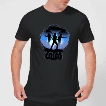 Image of Harry Potter Silhouette Attack Mens T-Shirt - Black - 3XL - Black