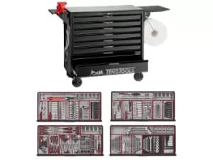 Image of Teng TCMM1004NBK1 Tool Kit Work Station Black 1004 Pc