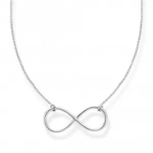 Image of Sterling Silver Infinity Necklace KE2139-001-21-L45V