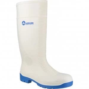 Image of Amblers Safety FS98 Steel Toe Food Safety Wellington White Size 13