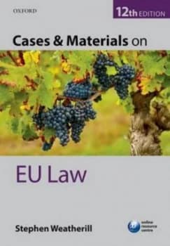 Image of Cases and Materials on Eu Law by Stephen Weatherill Paperback
