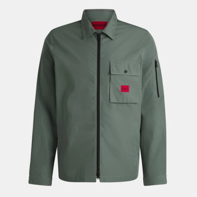Image of Hugo Emmond Overshirt - Green Green S