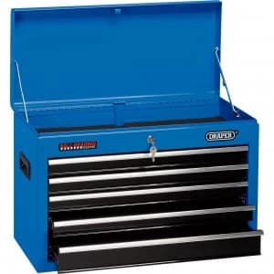 Image of Draper 5 Drawer Tool Chest Blue / Black