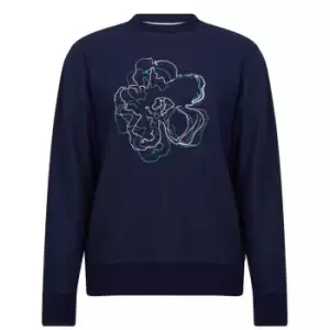 Image of Ted Baker Carick Embroidered Jumper - Blue
