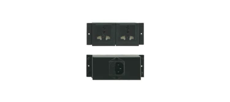 Image of Kramer Electronics TS-2U electrical power plug Black