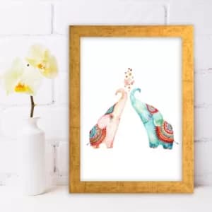 Image of AC590464235 Multicolor Decorative Framed MDF Painting