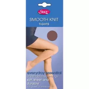 Image of Silky Womens/Ladies Smooth Knit Tights (1 Pairs) (Medium (36a-42a)) (Chiffon)