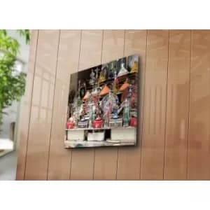Image of 4545AO-2 Multicolor Decorative Canvas Painting