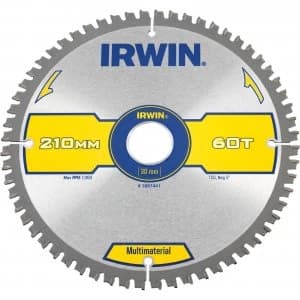 Image of Irwin Multi Material Circular Saw Blade 210mm 60T 30mm
