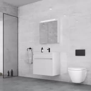 Image of Light Grey Stone Effect Wall Tile 30 x 60cm - Kaya