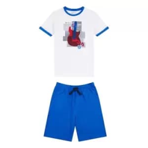 Image of Ben Sherman Guitar T Shirt Set - Blue