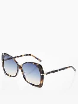 Image of Ted Baker Aniya Oversized Sunglasses - Blue Women