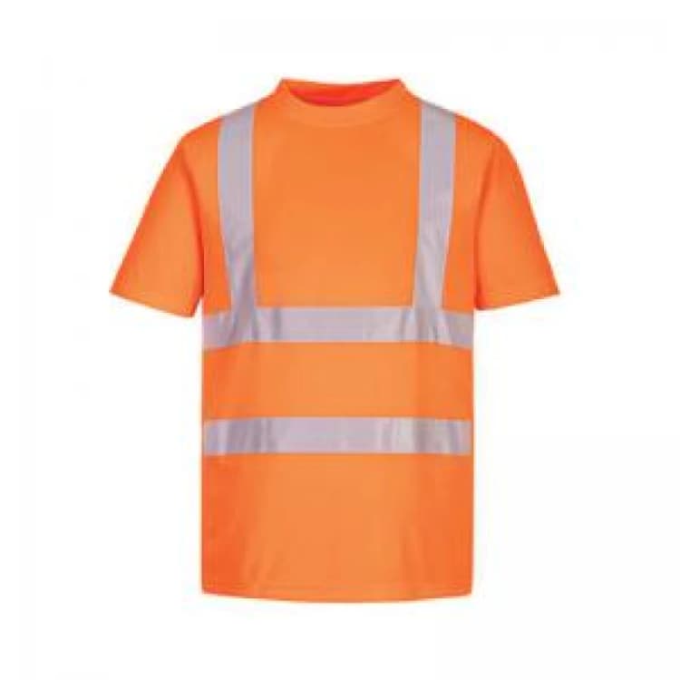 Image of Portwest Eco Hi Vis T Shirts Multi Pack EC12ORRL Colour: Orange