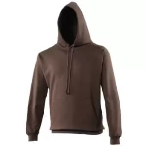 Image of Awdis Unisex College Hooded Sweatshirt / Hoodie (L) (Hot Chocolate)