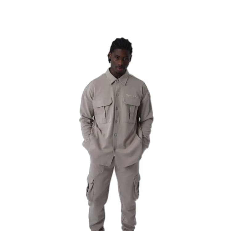 Image of Project X Paris Overshirt Project X Paris Gris Male XL
