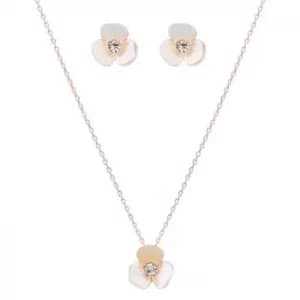 Image of Buckley London Mother Of Pearl Flower Gift Set