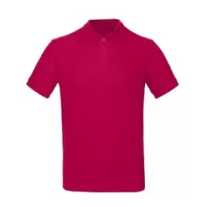 Image of B&C Mens Inspire Polo (2XL) (Raspberry Sorbet)