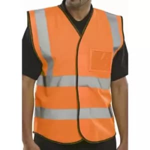 Image of B-Seen HI VIS Orange ID VEST LGE