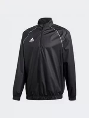 Image of adidas Core 18 Windbreaker, Black/White, Size XS, Men