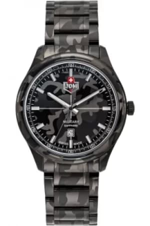 Image of Gents JDM Military Alpha Mission Camo Bracelet and Dial Watch JDM-WG010-07