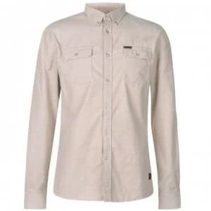 Image of Firetrap Corduroy Shirt - Stone