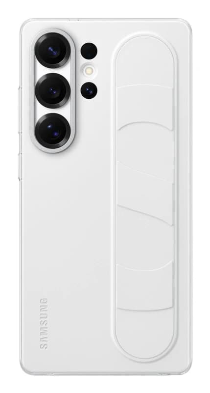 Image of Samsung Standing Grip Case for Galaxy S25 Ultra EF-GS938CWEGWW