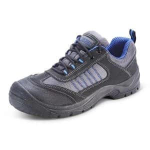 Image of Click Footwear Mesh Active Trainers Size 10 BlackBlue Ref CF1710 Up to
