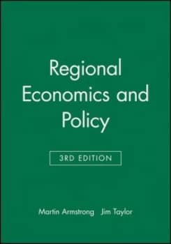 Image of Regional Economics and Policy by Martin Armstrong Paperback