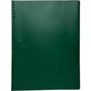 Image of Exacompta Display Books PVC A4, 10 Pkts, Green, Pack of 10