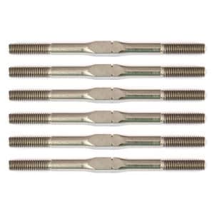 Image of Associated Ft Titanium Turnbuckle Set 3X48Mm Rc10B6.1
