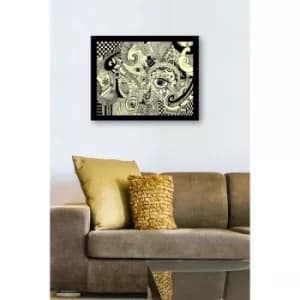 Image of SC1243 Multicolor Decorative Framed MDF Painting