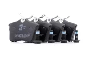 Image of FEBI BILSTEIN Brake pad set PEUGEOT,CITROEN 16831 1608520480,1608520480SK,1623063180 1623180680,425414,425415,425429,1608520480,1608520480SK,425414