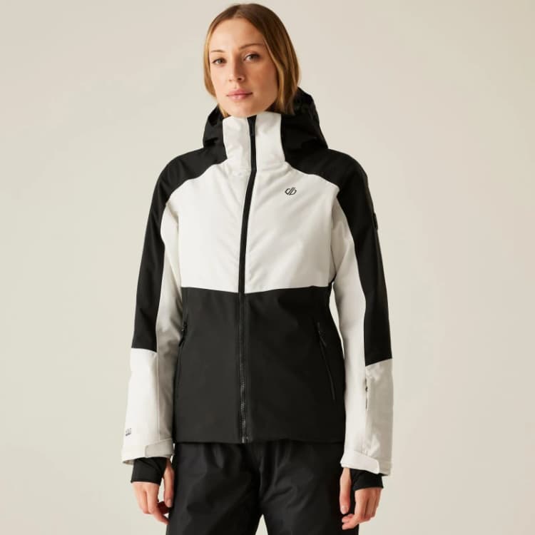 Image of Dare 2b Womens Flurry II ARED 30/30 Stretch Insulated Waterproof Jacket Egret White female 8
