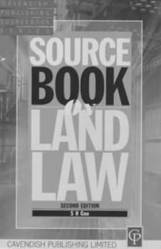 Image of Sourcebook on Land Law by Goo Paperback