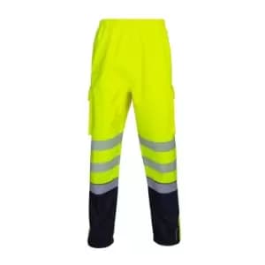Image of Click Workwear Deltic Hi-vis Overtrouser Two-tone SY N XXL