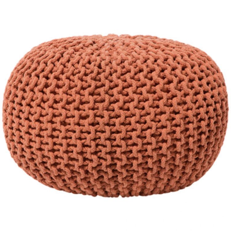 Image of Beliani Pouffe Conrad Cotton Copper