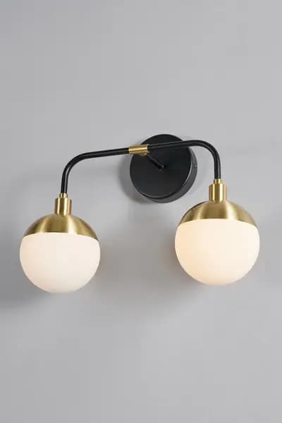 Image of BHS Lighting Sadie Bathroom Wall Light Metallics