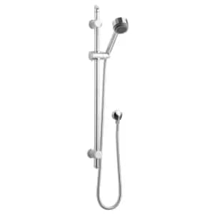Image of Nuie Slide Rail Kit With Outlet Elbow - Chrome